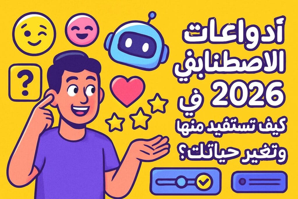أدوات الذكاء الاصطناعي في 2026: كيف تستفيد منها وتغير حياتك؟ 😎🚀