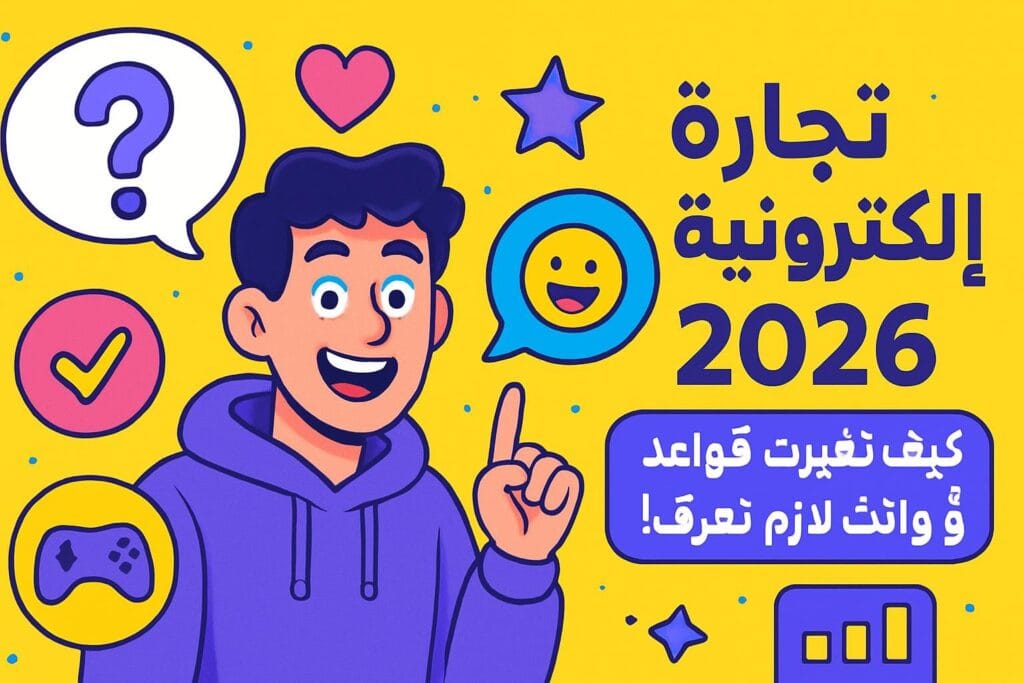 تجارة إلكترونية 2026: كيف تغيرت قواعد اللعبة وأنت لازم تعرف!