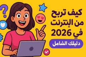 كيف تربح من الإنترنت في 2026؟ دليلك الشامل بأسلوب شبابي ممتع! 😄