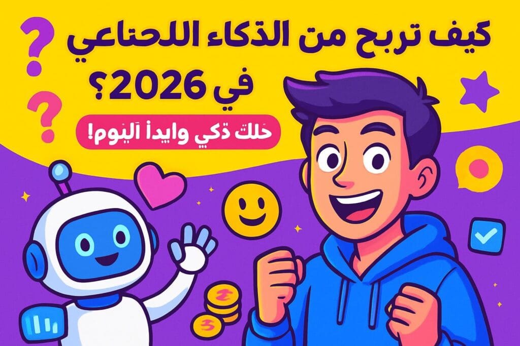 كيف تربح من الذكاء الاصطناعي في 2026؟ خلك ذكي وابدأ اليوم! 🤖💰