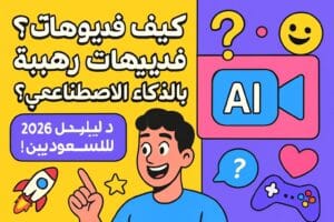 كيف تصنع فيديوهات رهيبة بالذكاء الاصطناعي؟ دليل 2026 للشباب السعوديين! 🚀