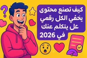 كيف تصنع محتوى رقمي يخلي الكل يتكلم عنك في 2026؟ 😎🔥