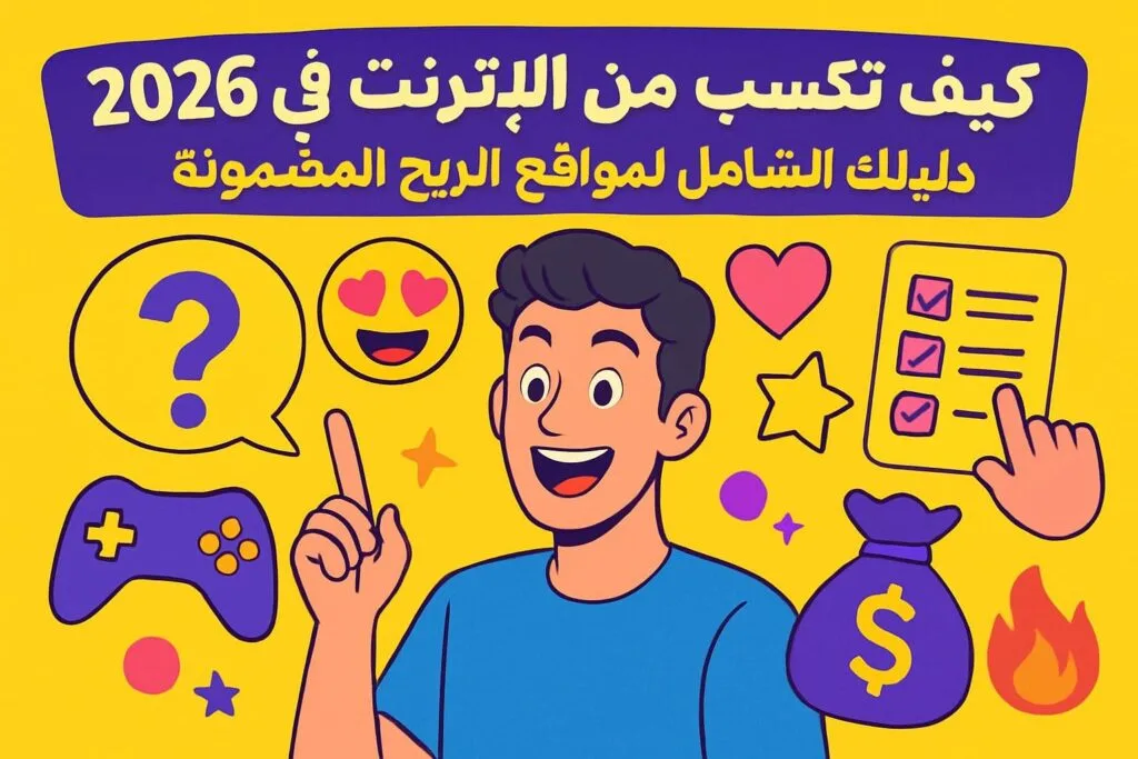 كيف تكسب من الإنترنت في 2026؟ دليلك الشامل لمواقع الربح المضمونة 💰🔥